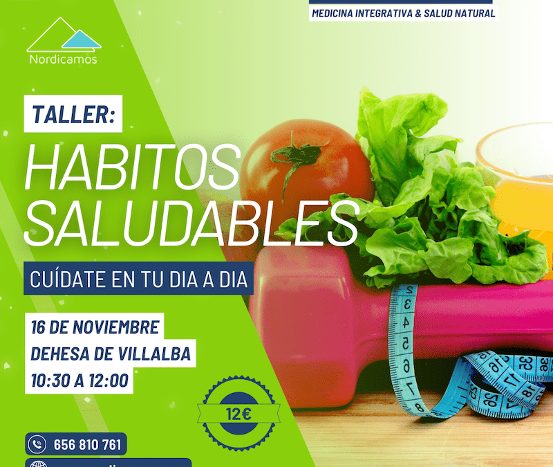 Taller de hábitos saludables y marcha nórdica