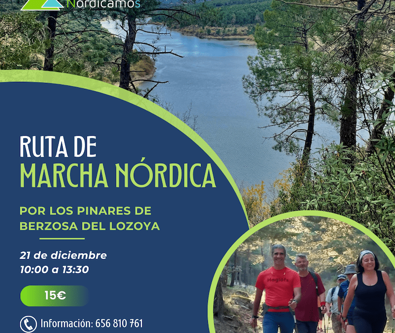 Ruta de Marcha Nórdica por los pinares de Berzosa del Lozoya