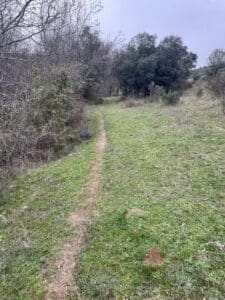 Sendero para realizar marcha nórdica