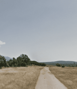 Cañada Real Segoviana por la que transcurre la ruta de marcha nórdica