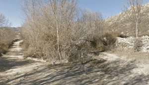 Desvío de la ruta de marcha nórdica por sendero