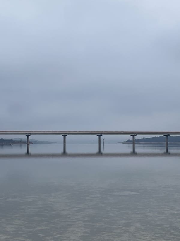 Envalse de Valmayor, situado en la ruta de marcha nórdica
