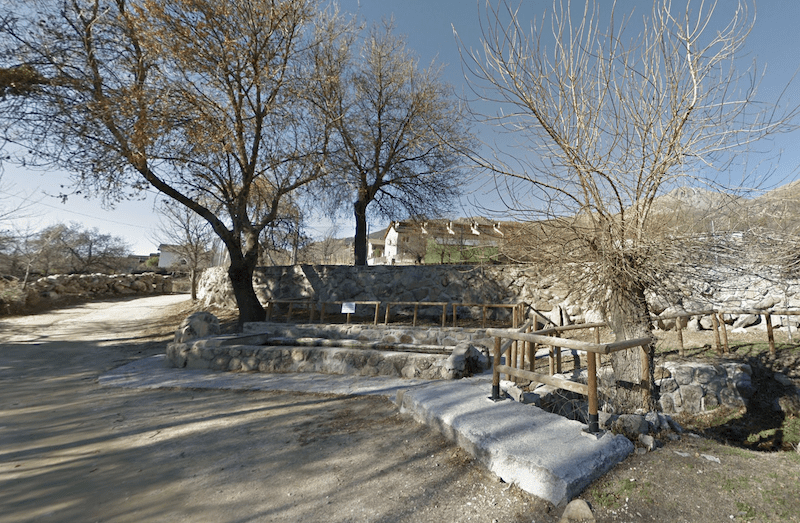 Fuente que encontramos al finalizar la ruta de marcha nórdica