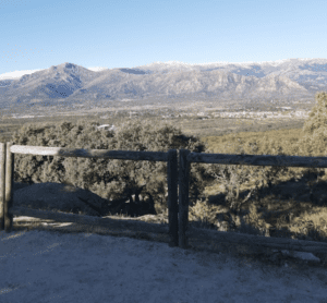 Mirador de la Solana en la ruta de marcha nórdica del mismo nombre