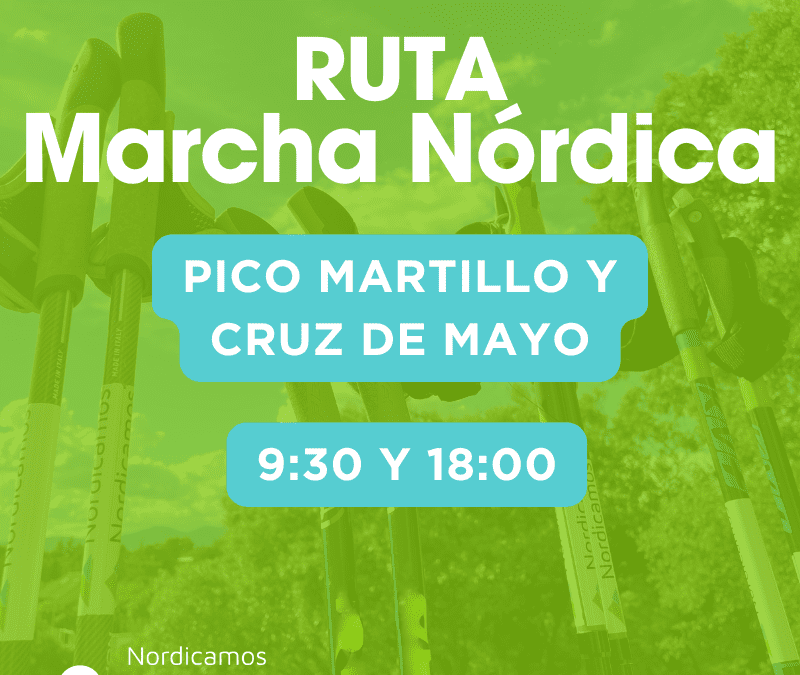 Ruta de marcha nórdica al Pico Martillo