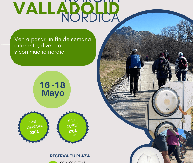 Fin de semana de marcha nórdica en Valladolid