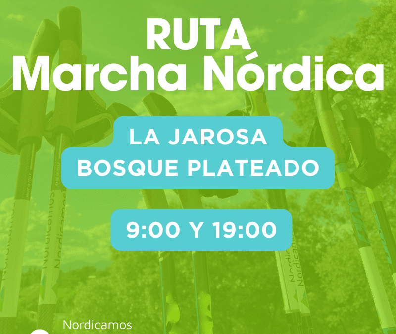 Ruta de Marcha nórdica por el bosque plateado en la Jarosa