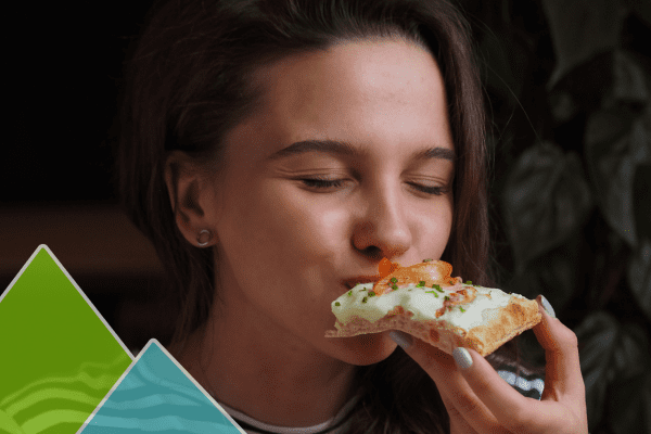 Comer de forma consciente para controlar la ingesta de alimentos para practicar marcha nórdica