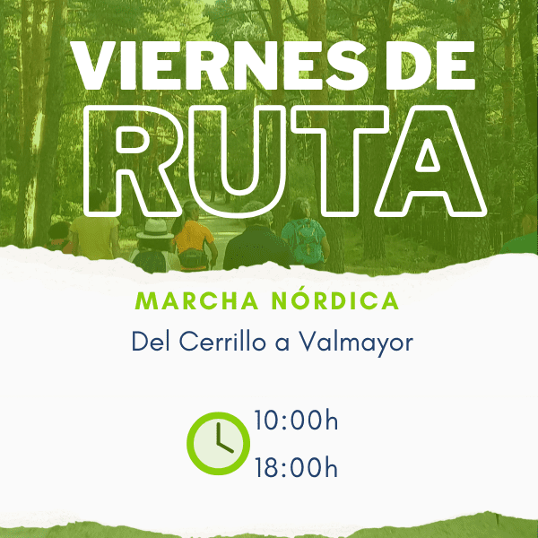 Ruta de marcha nórdica del Cerrillo a Valmayor