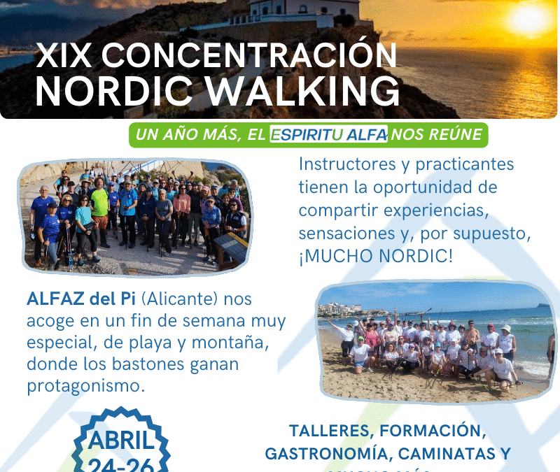 XIX Concentración de Marcha Nórdica en Alfaz del Pi