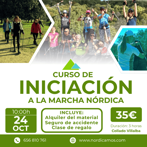 Curso de iniciación a la marcha nórdica