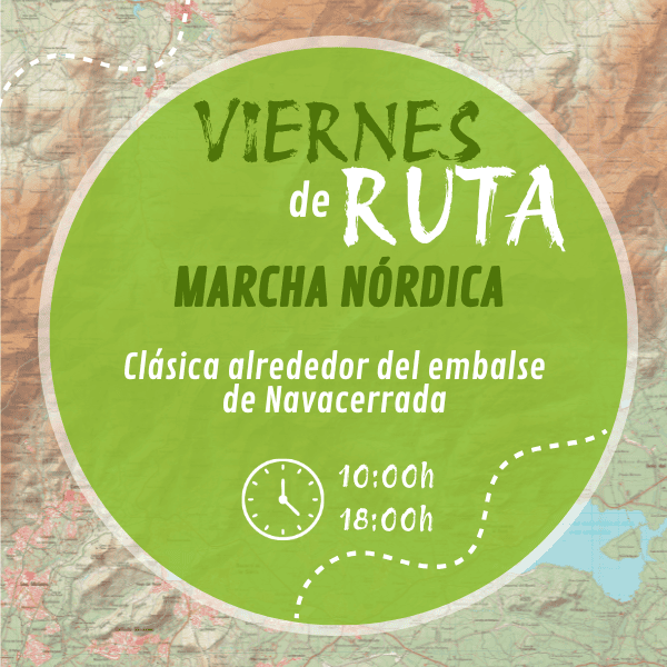 Ruta de Marcha Nórdica al embalse de Navacerrada