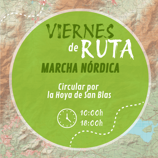 Ruta de Marcha Nórdica por la Hoya de San Blas