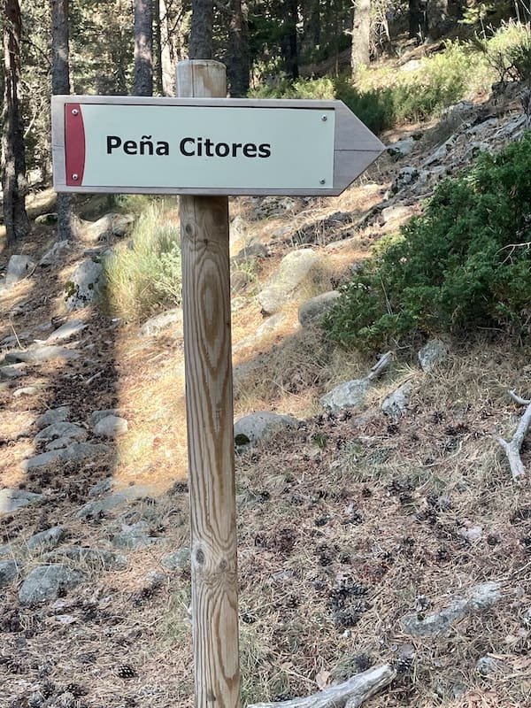 Ruta de marcha nórdica por Peña Citores en Octubre 2026