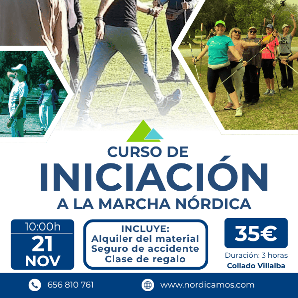 Curso de iniciación a la marcha nórdica