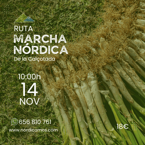 Ruta de marcha nórdica de la Calçotada en noviembre de 2026