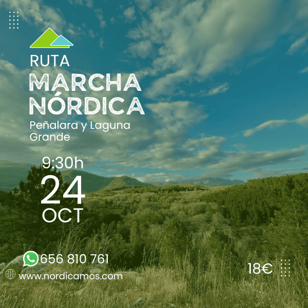 Ruta de marcha nórdica subida a Peñalara
