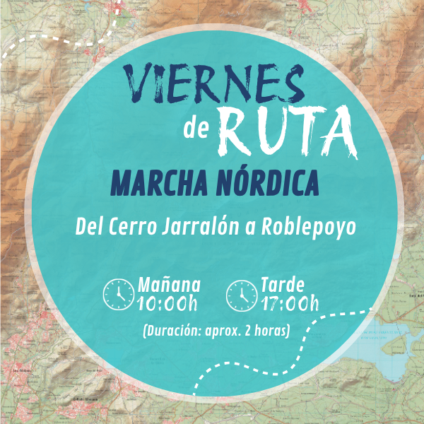 Ruta de marcha nórdica por el cerro del Jarralón